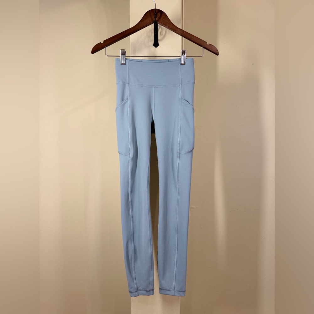 NWOT Lululemon Invigorate High-Rise Tight 25" Chambray - Picture 6 of 9